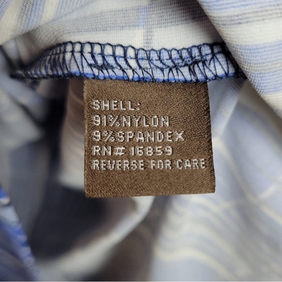 J. McLaughlin Biscayne Dress Nautical Blue Navy Crackle Size small - Picture 4 of 5